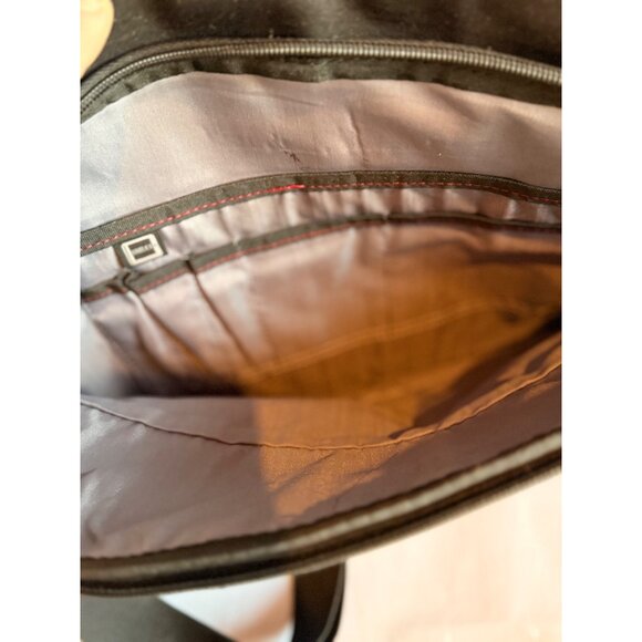 Samsonite Black Laptop Bag With Adjustable Strap & Multiple Compartments Ideal F - Picture 8 of 14